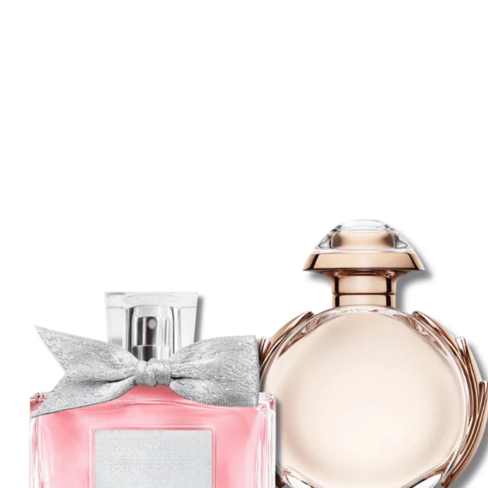 Luxury Women’s Duo – P. Rabanne Olympea 80ml & DR Miss Dior 100ml (Iconic Fragrance Set)