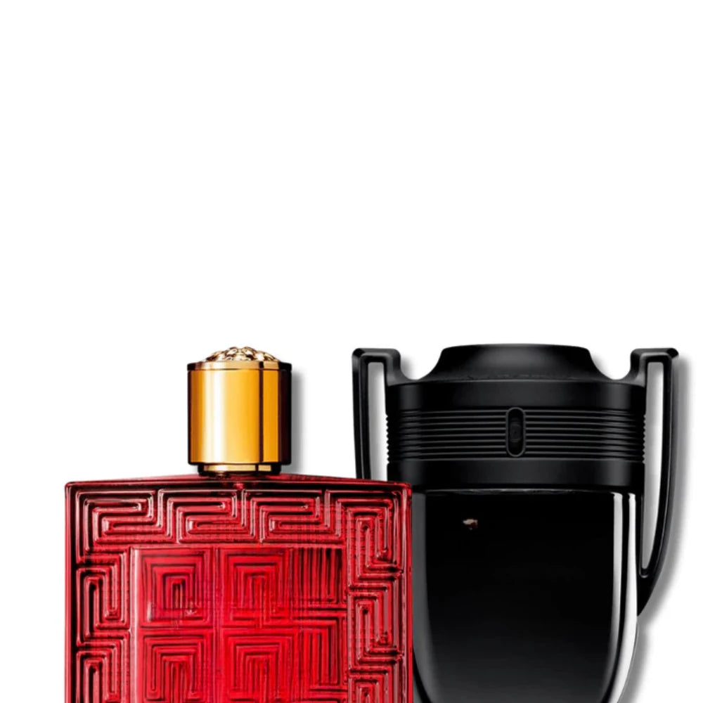 Luxury Men’s Duo – VSC Eros Flame & P. Rabanne Invictus Victory 100ml (Exclusive Fragrance Set)